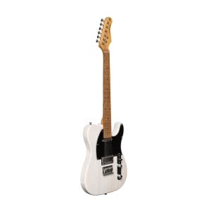 Stagg E-Gitarre Vintage T Plus Serie Weiss