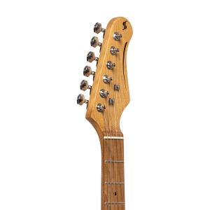 Stagg E-Gitarre Vintage T Plus Serie Weiss Bild 3