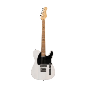 Stagg E-Gitarre Vintage T Plus Serie Weiss Bild 4