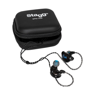Stagg 4-Treiber In-Ear Monitoring Kopfh�rer schwarz Bild 1