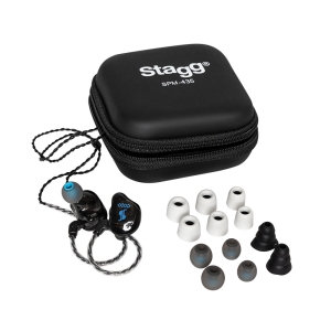 Stagg 4-Treiber In-Ear Monitoring Kopfh�rer schwarz Bild 2