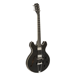 Stagg E-Gitarre Silveray 533 Modell mit Ahornkorpus Schwarz
