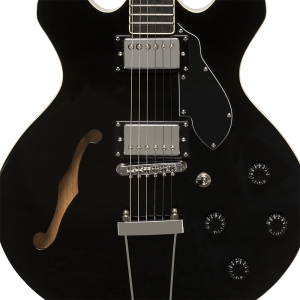 Stagg E-Gitarre Silveray 533 Modell mit Ahornkorpus Schwarz Bild 2