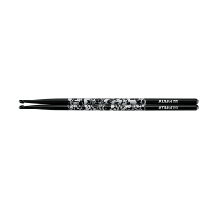 Tama Drumstick 7A Skull Patern Black 7A-S-BS