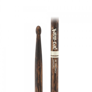 Promark Classic Forward 5B FireGrain Hickory Oval Wood Tip Drumstick Bild 1