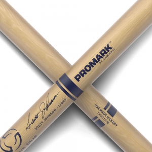Promark DC17I System Blue Hickory Marching Stick mit Holztip Bild 3