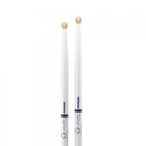 Promark DC17 Scott Johnson Hickory Marching Stick mit Holztip wei Bild 1