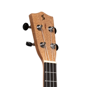 Stagg e-Akustische Konzert Ukulele mit Decke aus Sapele Bild 2