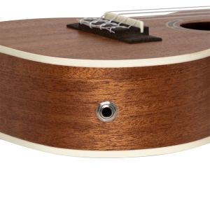 Stagg e-Akustische Konzert Ukulele mit Decke aus Sapele Bild 4