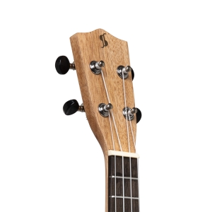 Stagg e-Akustische Sopran Ukulele mit Decke aus Sapele Bild 2