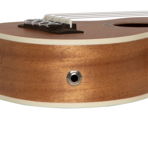 Stagg e-Akustische Sopran Ukulele mit Decke aus Sapele Bild 4