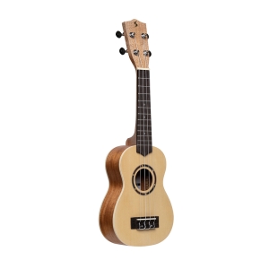 Stagg Traditionelle Sopran Ukulele mit Fichtendecke