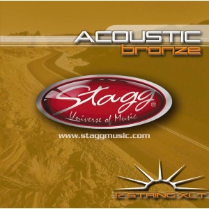 Stagg Bronze Saitensatz f�r 12-saitige Akustikgitarre medium