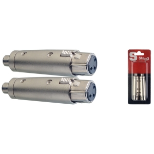 Stagg Adapter 2 XLR W / Cinch W