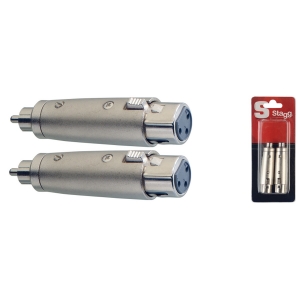 Stagg Adapter XLR W / Cinch M