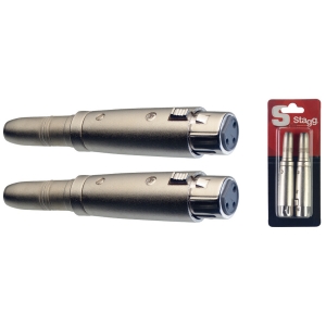 Stagg Adapter 2 Stereo Buchse / XLR W symetrisch