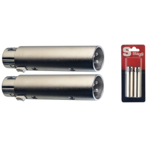 Stagg Adapter XLR W symetrisch / XLR M symetrisch
