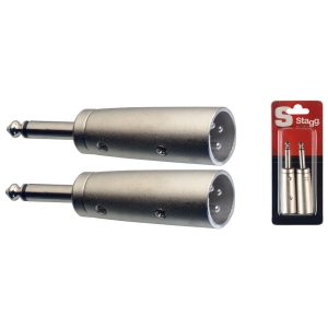 Stagg Adapter Monoklinke / XLR M asymetrisch