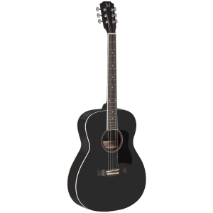 J.N Guitars akustische Auditorium Gitarre schwarz