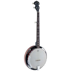 Stagg Western Deluxe Banjo mit Holzkessel