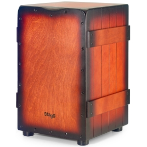 Stagg Birke Cajon mit Frontplatte in sunburst braun Bild 1