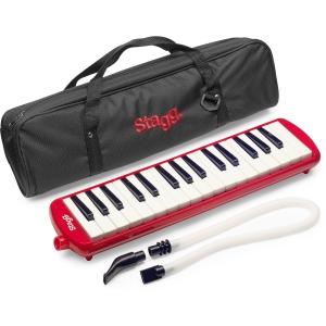 Stagg Melodica mit 32 Tasten Rot