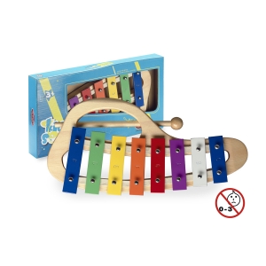 Stagg Metallophon f�r Kinder mit 8 Klangplatten gebogen