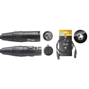 DMX-Kabel, XLR/XLR (m/f) (3 Pin), 1.5 m, N-Serie