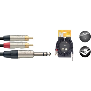 N Serie Y-kabel - stereo Klinke / 2 x m