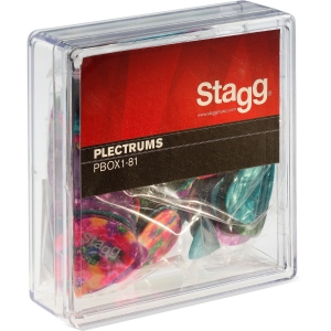 Stagg Plektren Box 100 St�ck 0.81 mm