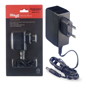 Stagg 9V, 1.7A AC Netzteil f�r Effektpedale