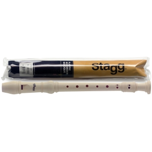 Stagg Sopran Blockfl�te aus ABS mit barocker Griffweise beige