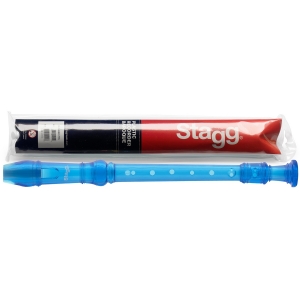 Stagg Sopran Blockfl�te aus ABS mit barocker Griffweise Transparent Blau