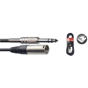 Audio-Kabel, XLR/Klinke (m/m), 3 m, symmetrisch