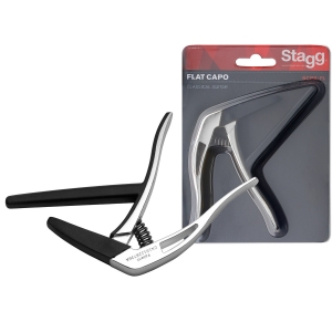 Stagg Trigger Kapodaster f�r Konzert Gitarre chrom