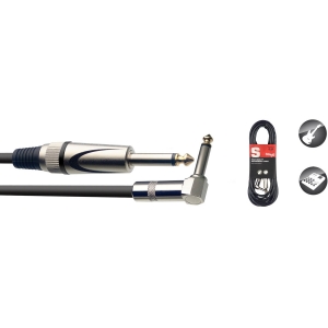 Instrumentenkabel, Klinke/Klinke (m/m. gerade/L-Form), 10 m, robuste Stecker, S Serie