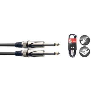Instrumentenkabel, Klinke/Klinke (m/m), 6 m, Spiralkabel, S Serie