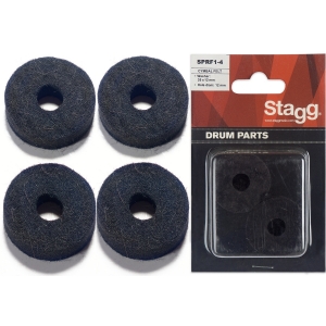 Stagg Beckenfilze f�r Crash & Ride Becken 4 St�ck