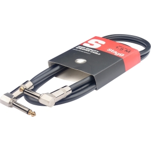Lautsprecherkabel, Klinke/Klinke (m/m, L-Form), 1.5 m