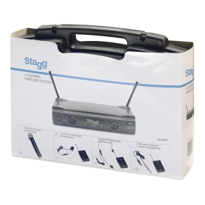 Stagg UHF 2-Kanal Headset Funksystem Bild 3