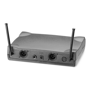 Stagg UHF 2-Kanal Ansteck Mikrofon Funksystem Bild 1