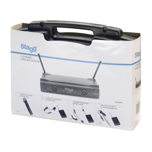 Stagg UHF 2-Kanal Handheld Mikrofon Funksystem Bild 3