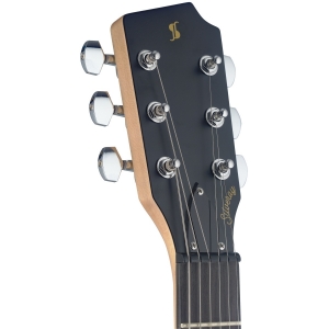 Stagg E-Gitarre Silveray Serie Custom Modell schwarz Bild 4