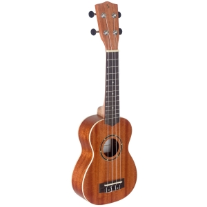 Stagg Sopran Ukulele mit Sapele Decke