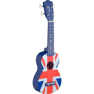 Stagg Graphic Serie Sopran Ukulele mit UK Flagge