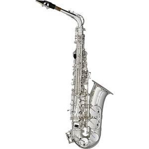 Es Alt Saxophon versilbert im Softcase