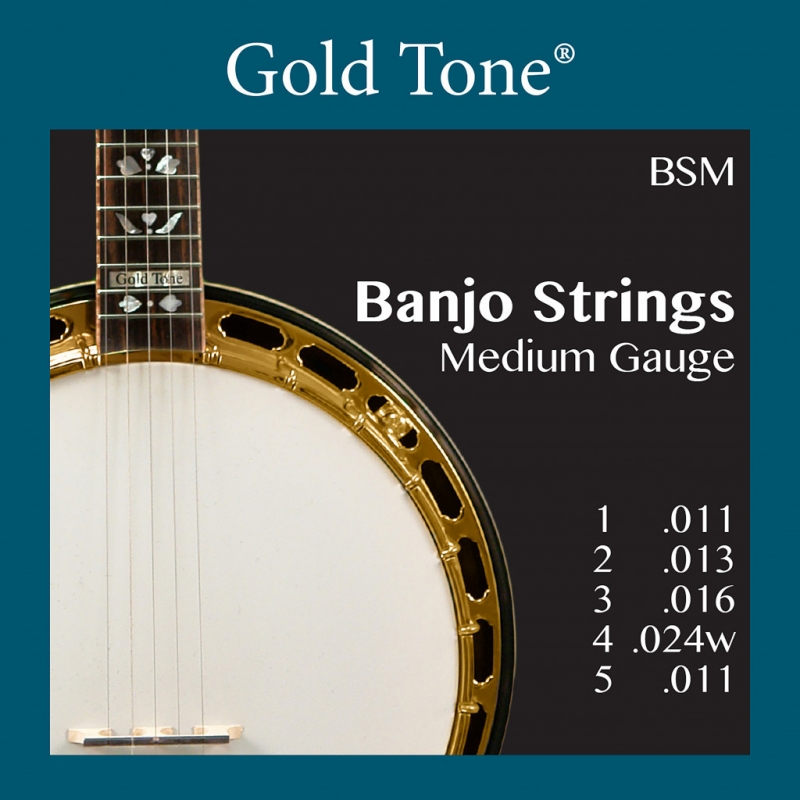 Gold tone banjo saiten medium zum absoluten megapreis bestellen drum