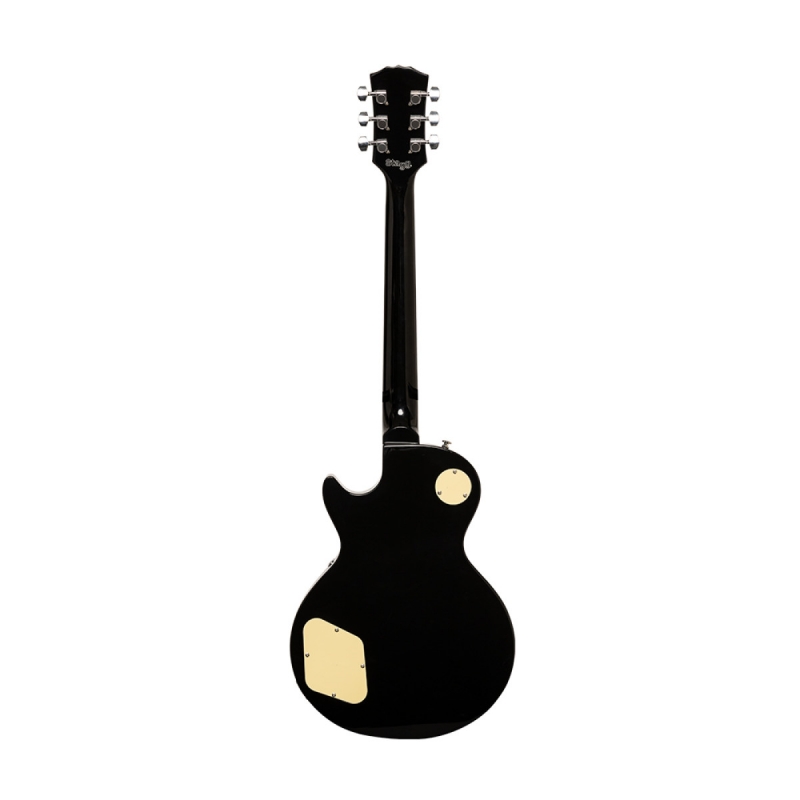 Stagg E-Gitarre Standard Serie mit Mahagonikorpus Schwarz - Drum-Factory