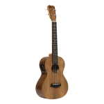 Islander e-akustische Tenor Ukulele mit Decke aus geflammtem Akazienholz