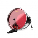 Evans Hydraulic Red Bassdrum Schlagfell blau, 20 Zoll